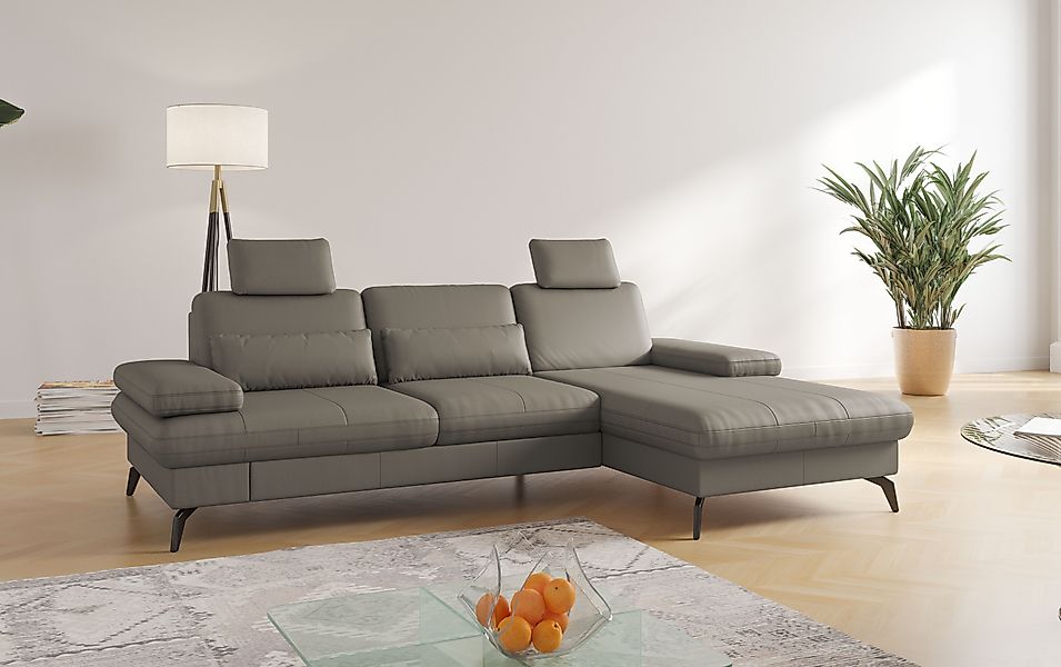 sit&more "Morris L-Form, inkl. Sitztiefenverstellung" wahlweise mit Armteil günstig online kaufen