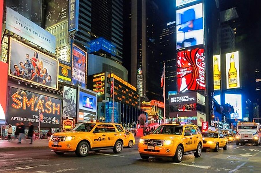 Papermoon Fototapete »New York Taxis« günstig online kaufen