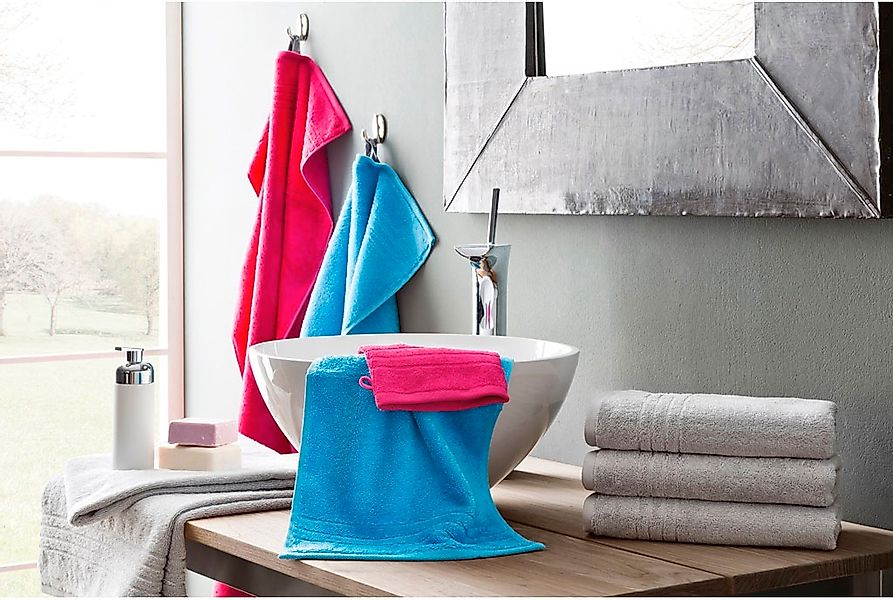 Egeria Handtücher »Madison«, (2 St., 2er Set Handtücher 50 x 100 cm), Uni-P günstig online kaufen