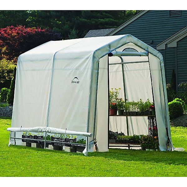 ShelterLogic Gewächshaus Weiß 4,32 m² günstig online kaufen