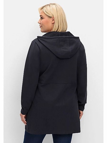 Sheego Umstandssweatjacke "Große Größen", aus elastischem Baumwollmix günstig online kaufen