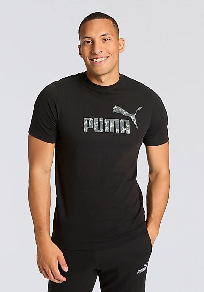 PUMA T-Shirt "ESS CAMO TEE" Regular Fit, Kurzarm, Rundhalsausschnitt günstig online kaufen