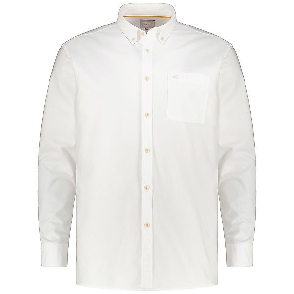 camel active Freizeithemd aus Biobaumwolle Farbe weiß Größe: 3XL günstig online kaufen