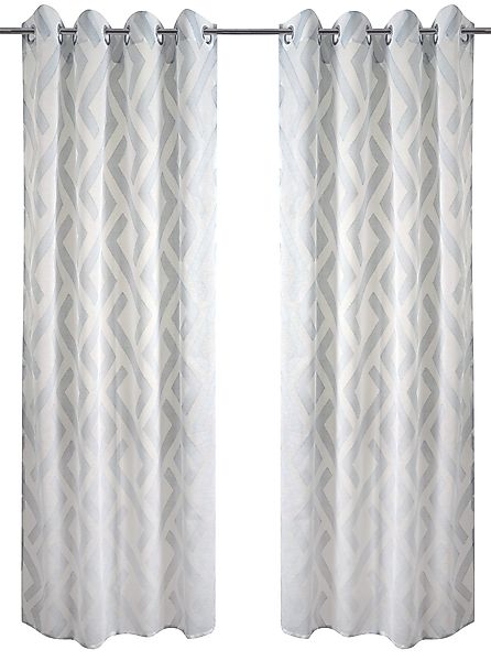 Bruno Banani Gardine "Lynn" Ösen 1 Stk. tlg. schöner Schal, Scherli, zeitlo günstig online kaufen