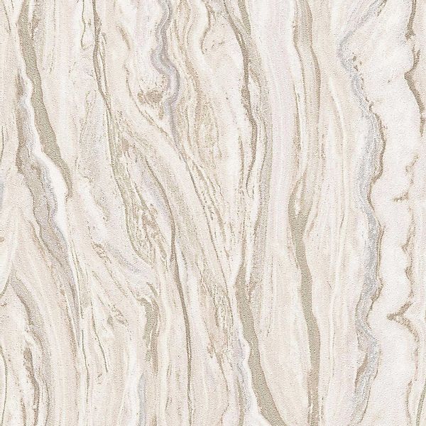 Bricoflor Marmor Optik Tapete in Creme Beige Hellbraune Vliestapete in Marm günstig online kaufen