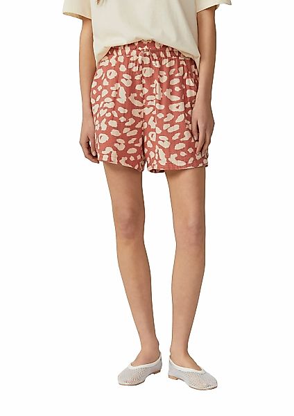 QS Shorts, aus Musselin mit All-Over-Muster günstig online kaufen