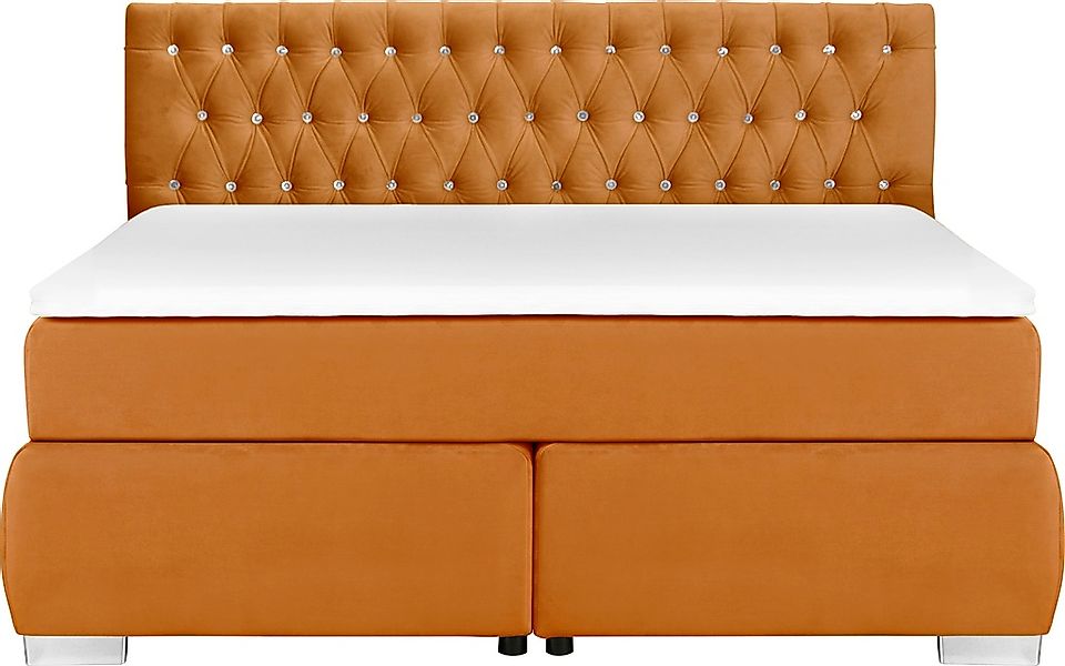 Leonique Boxspringbett »Rumba«, Taschenfederkern-Matratze in Härtegrad 3, i günstig online kaufen