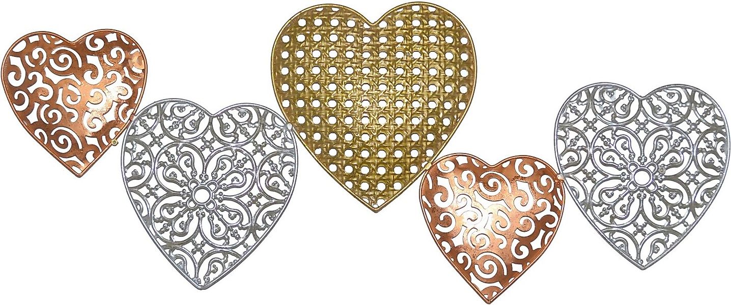 HOFMANN LIVING AND MORE Wanddekoobjekt Wanddekoration (1 St), romatische De günstig online kaufen