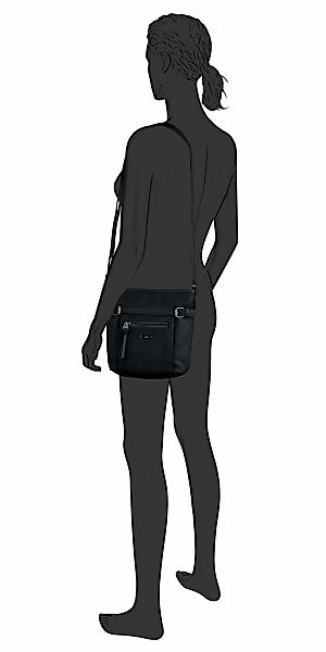 TOM TAILOR Umhängetasche "JUNA" mit Details in Metallic Optik günstig online kaufen