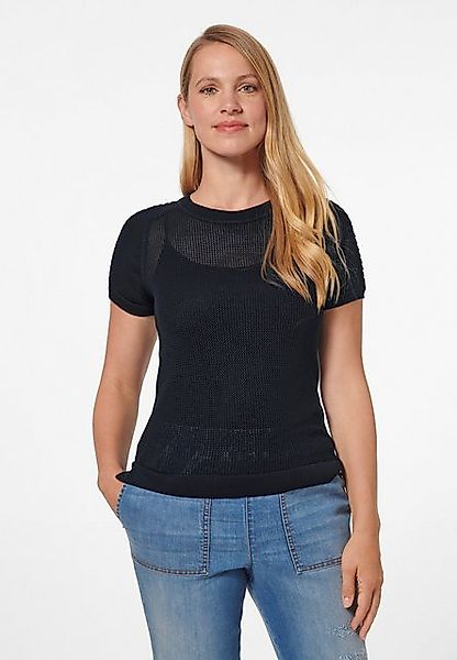 MADELEINE Strickpullover Netzpullover aus Supima-Baumwolle günstig online kaufen