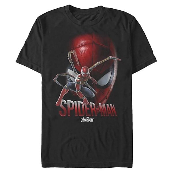 Marvel - Avengers Infinity War - Spider-Man Iron-Spidey Face - Männer T-Shi günstig online kaufen