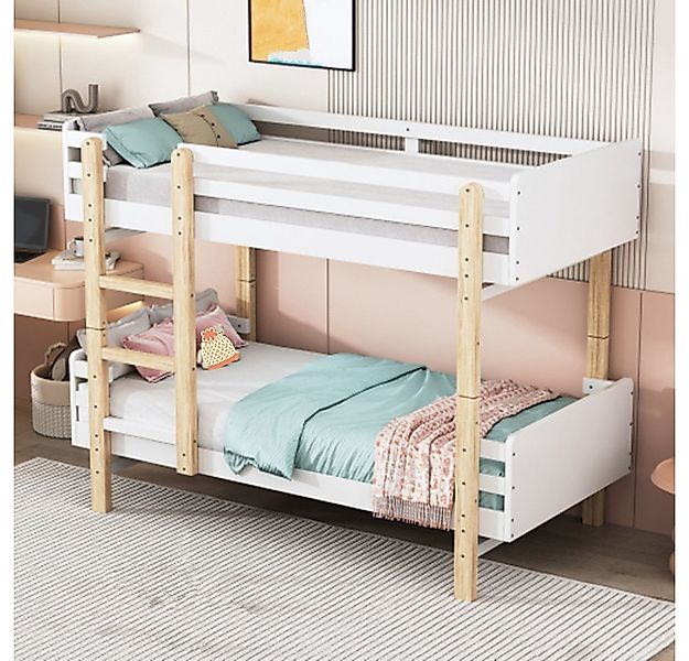 XDeer Kinderbett Kinderbett Etagenbett 90 x 190cm, Bettrahmen aus Massivhol günstig online kaufen