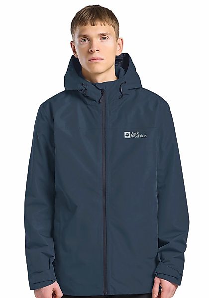 Jack Wolfskin 3-in-1-Funktionsjacke "TAUBENBERG 3IN1 JKT M" mit Kapuze 3in1 günstig online kaufen