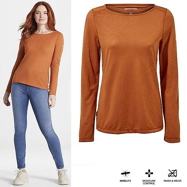 Craghoppers Kurzarmshirt Craghoppers - NosiLife Erin - Damen Shirt - orange günstig online kaufen