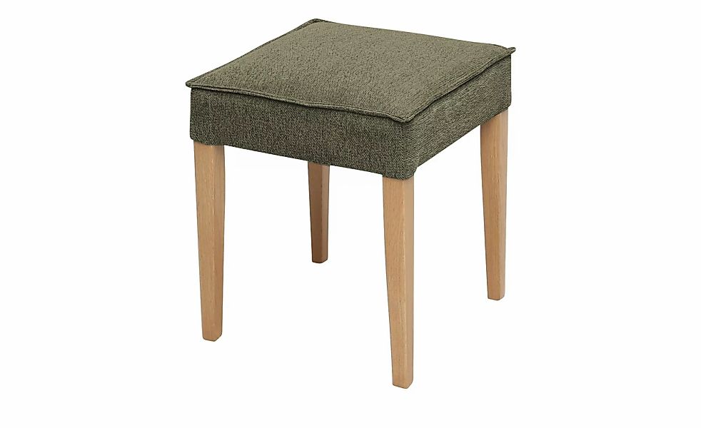 Woodford Polsterhocker  Laron ¦ grün ¦ Maße (cm): B: 42 H: 50 T: 42.0 Polst günstig online kaufen