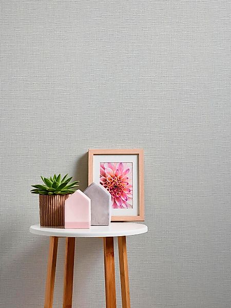 Bricoflor Struktur Tapete Textil Optik Leinen Vliestapete mit Vinyl zum übe günstig online kaufen