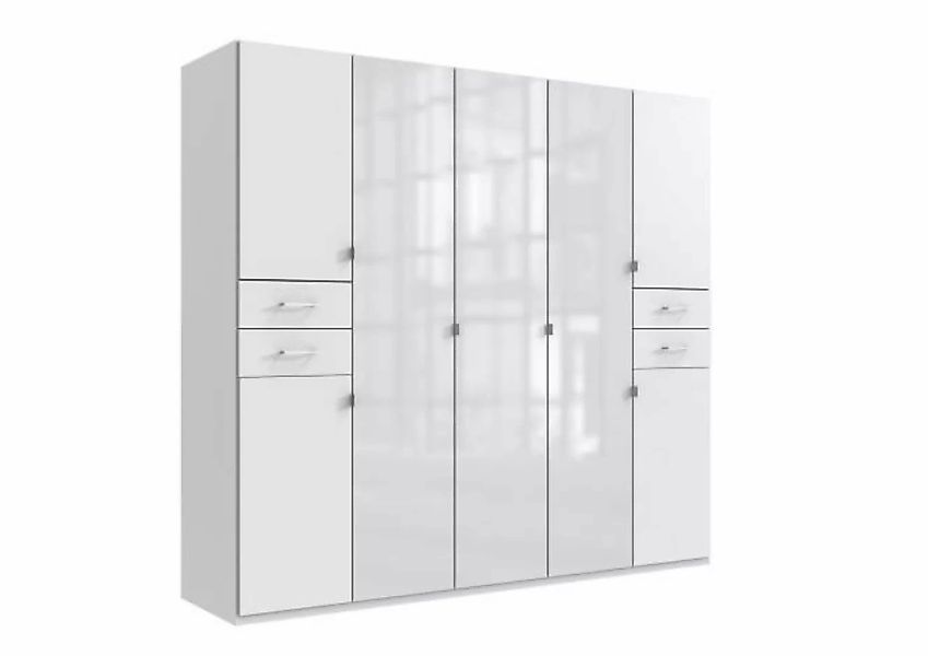 Wimex Drehtürenschrank "Danzig", mit Schubladen auf bequemer Höhe, mit Glas günstig online kaufen