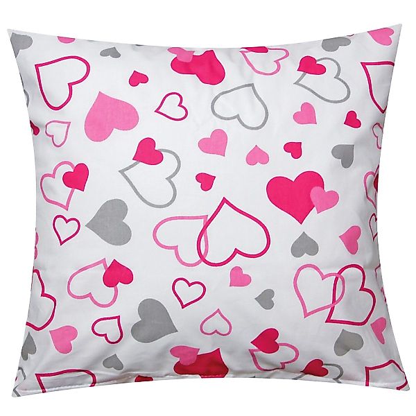 Heubergshop Kissenbezug, (1 Stück), 40x40cm Herzen günstig online kaufen
