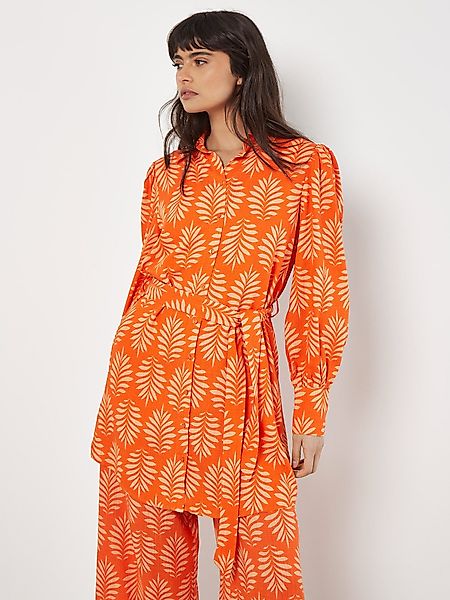 Apricot Druckkleid Geo Leaf Shirt Minikleid, günstig online kaufen