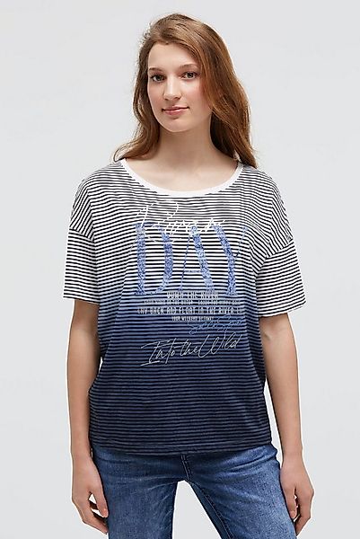 SOCCX Rundhalsshirt mit Farbverlauf günstig online kaufen