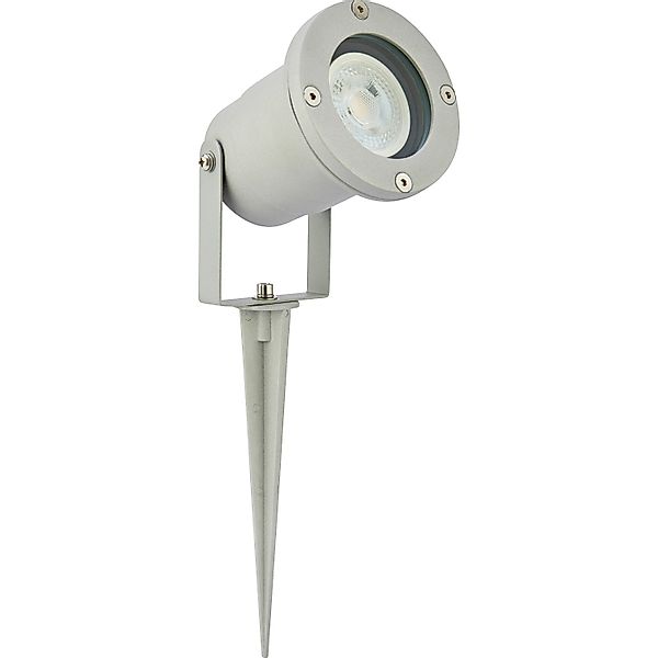 LED-Strahler 5 W 2700K IP44 Grau inkl. GU10 günstig online kaufen