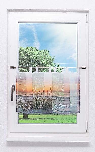 LYSEL® Scheibengardine Abendromantik, (1 St), transparent, günstig online kaufen