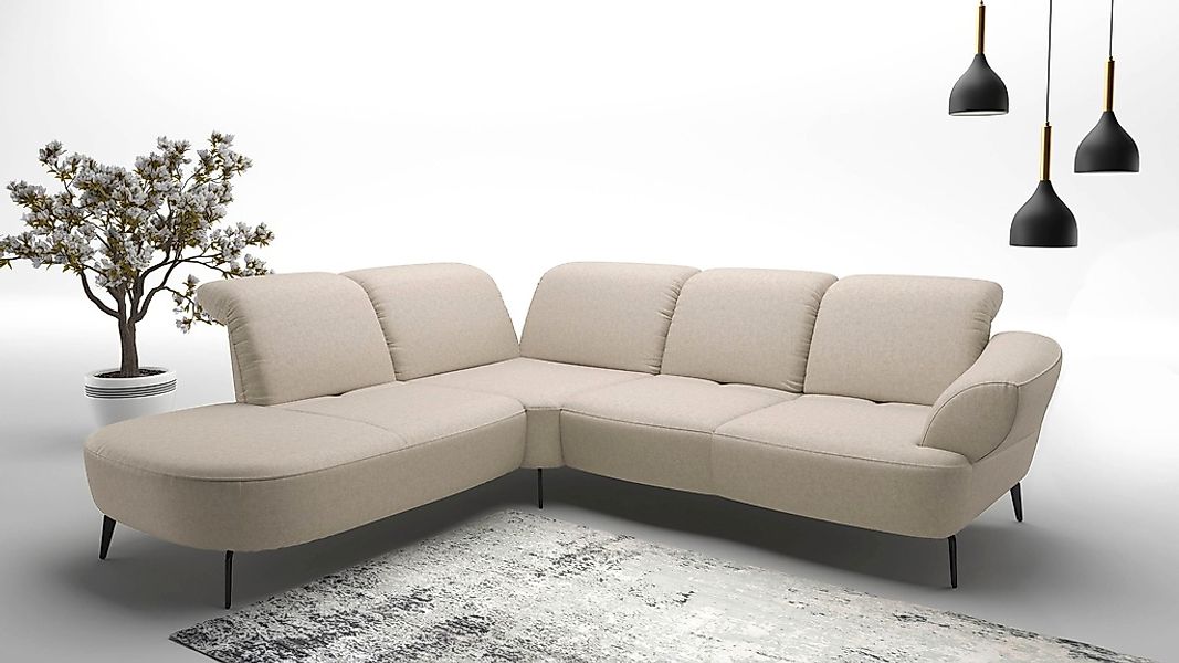 sit&more Ecksofa "Dance", inkl.System Click&Seat und Sitztiefenverstellung günstig online kaufen