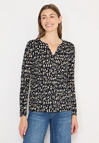 Cecil Langarmshirt mit grafischem Muster günstig online kaufen