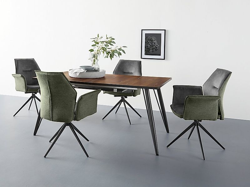 HELA Esszimmersessel SUSANNE (Set), Esszimmerstuhl, Drehstuhl, 1 oder 4 Stü günstig online kaufen