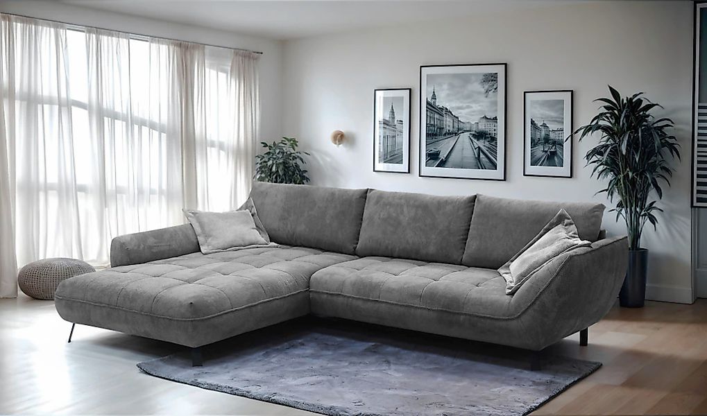 exxpo - sofa fashion Ecksofa "Biarritz modern und elegantes Mega Sofa mit t günstig online kaufen