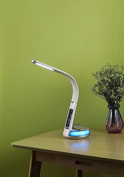 Northpoint LED Schreibtischlampe Tischlampe QI-Ladestation Dimmbar integrie günstig online kaufen