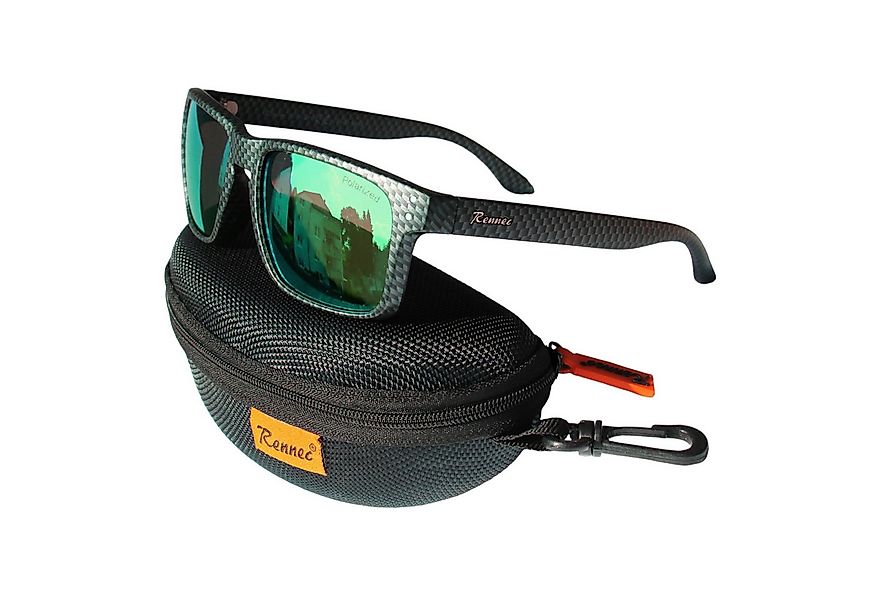 Rennec Sonnenbrille (Marken Sonnenbrille Herren Rechteckig Verspiegelt mit günstig online kaufen