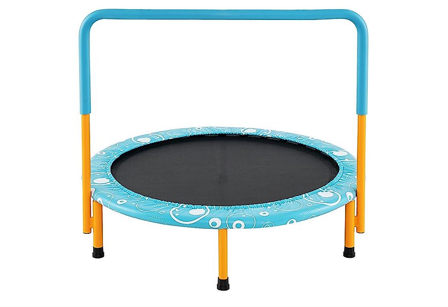 COSTWAY Kindertrampolin, Ø 92 cm, klappbar mit Griff, bis 150kg günstig online kaufen