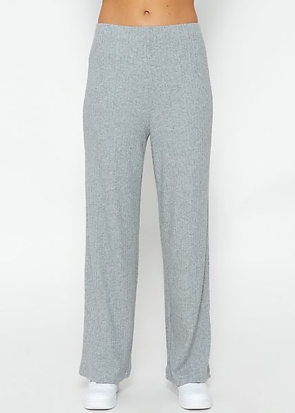 SASSYCLASSY Stoffhose Lässige Schlupfhose mit Wide-Leg günstig online kaufen