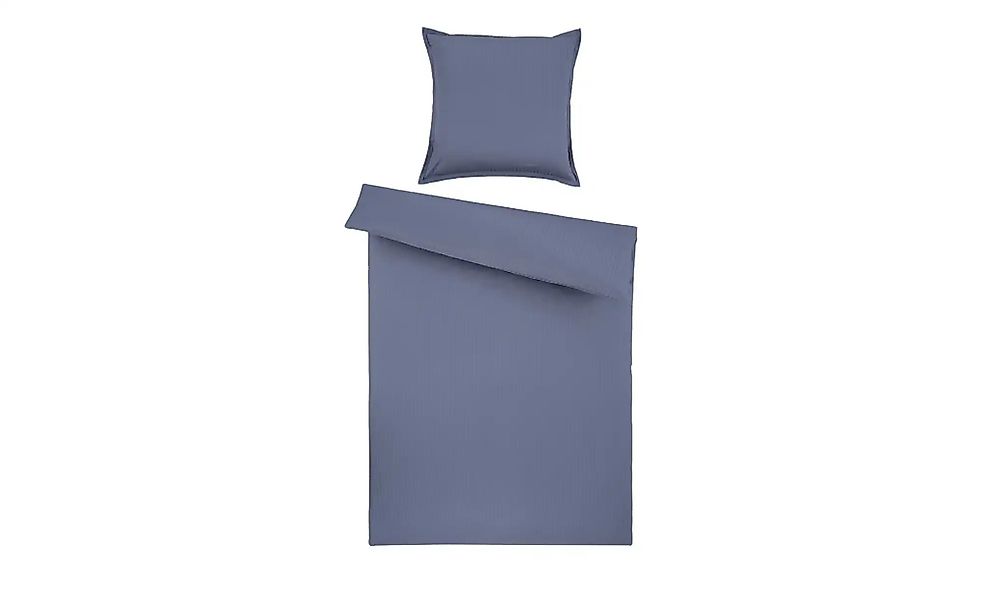 como Damast-Bettwäsche   ¦ blau ¦ Maße (cm): B: 135 Bettwaren > Bettwäsche günstig online kaufen