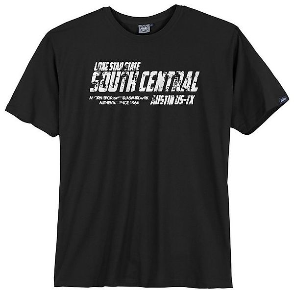 AHORN SPORTSWEAR Rundhalsshirt Ahorn XXL T-Shirt schwarz Vintageprint South günstig online kaufen