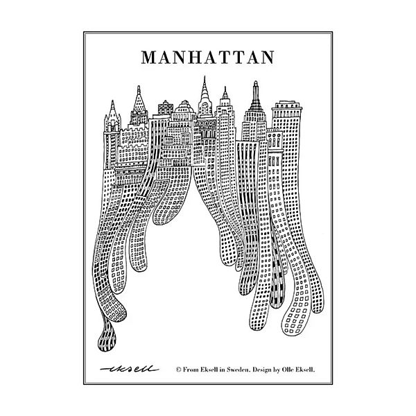Manhattan Poster 50 x 70cm günstig online kaufen