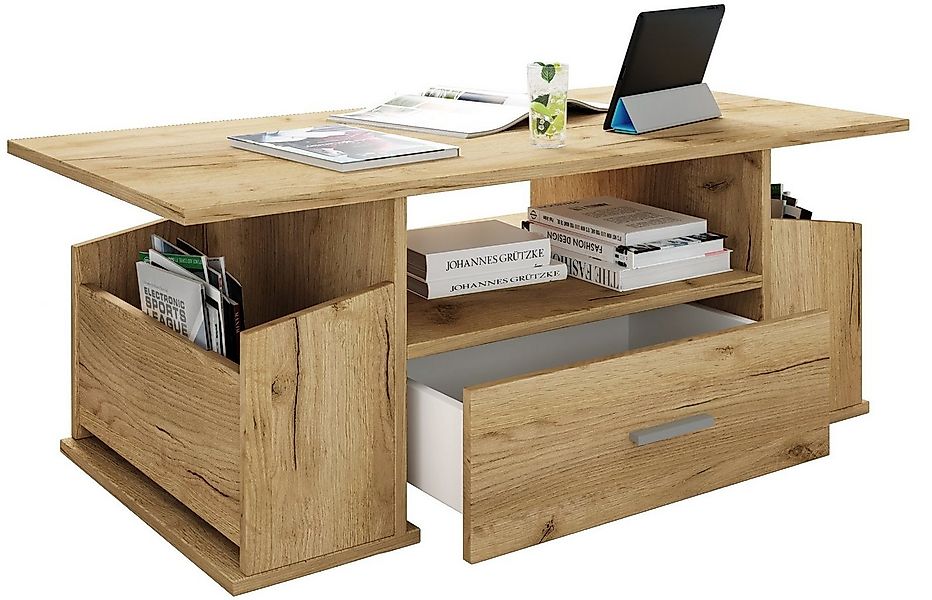 VCM Couchtisch Holz Sofatisch Couchtisch Schublade Junata, Pflegeleicht günstig online kaufen