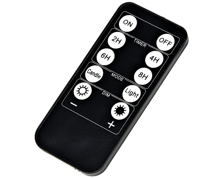 matches21 HOME & HOBBY LED-Kerze LED Stumpen-Kerze Echtwachs-Kerze flackern günstig online kaufen