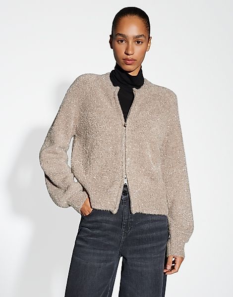 OPUS Strickjacke DOSMIC Regular mit flauschigem günstig online kaufen