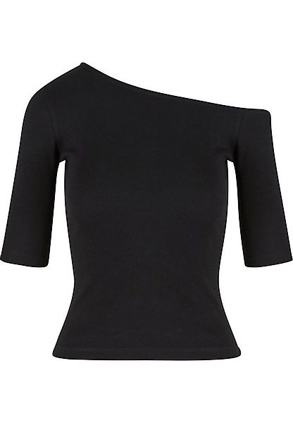 URBAN CLASSICS T-Shirt Urban Classics Ladies Organic Asymmetric Rib Tee (1- günstig online kaufen