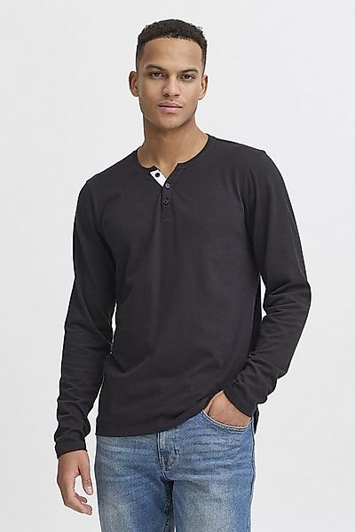 Blend Langarmshirt BHMBHOLLIE Klassisches Grandad-Longsleeve günstig online kaufen