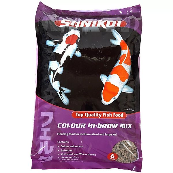 Velda Fischfutter SaniKoi Colour Hi-Grow 6 mm 10 l günstig online kaufen