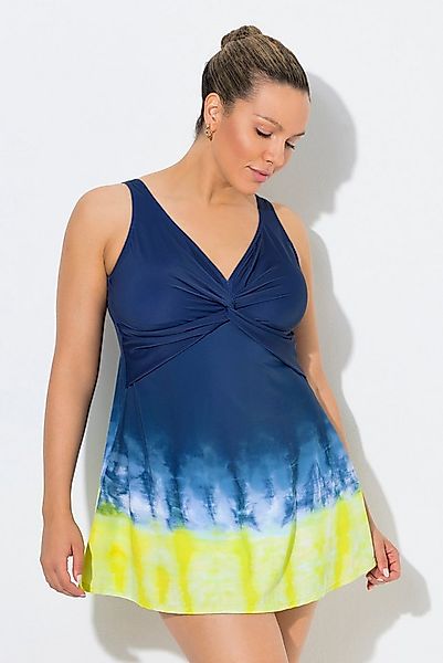 Ulla Popken Badekleid Badekleid Batikdruck Softcups Raffung recycelt günstig online kaufen