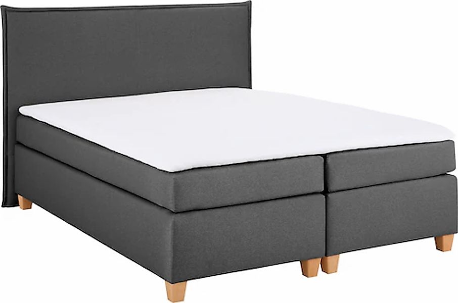 Home affaire Boxspringbett "Houssay", inkl. Topper, 5 Breiten, 2 Härtegrade günstig online kaufen