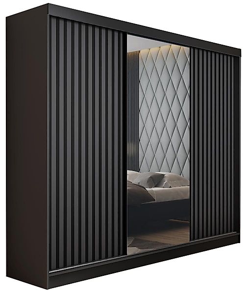 Compleo Schwebetürenschrank mit Spiegel, Breite: 200 günstig online kaufen