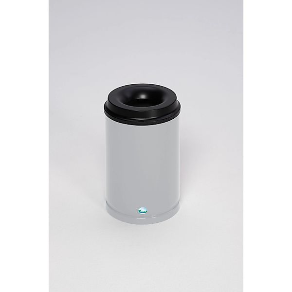 PROREGAL Selbstlöschender Papierkorb 15 Liter HxBxT 37 x 25 x 25 cm Verzink günstig online kaufen