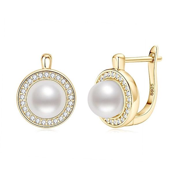 ROUGEMONT Perlenohrringe Extravagante Damen Süßwasser Perlen günstig online kaufen