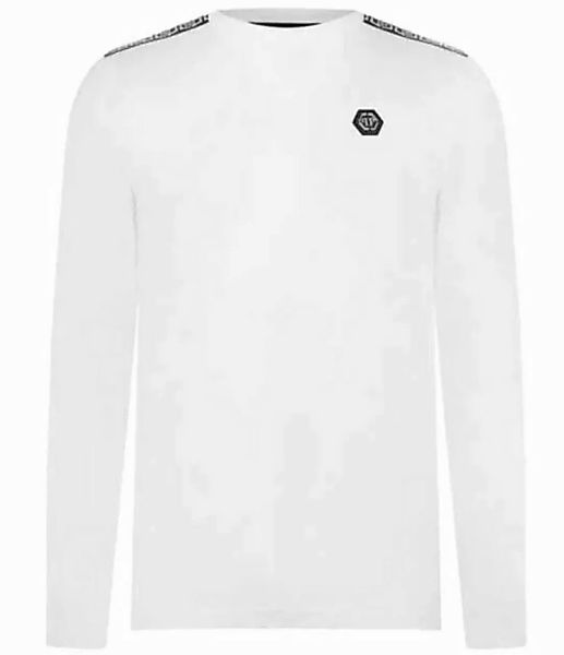 PHILIPP PLEIN Longsleeve Tape Logo Streifen Shirt günstig online kaufen