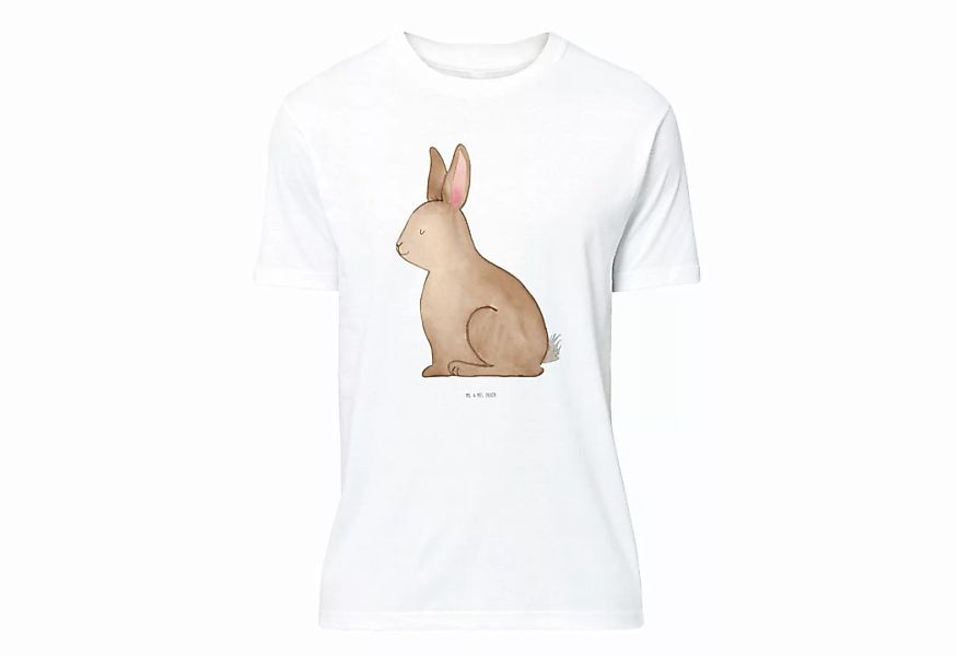 Mr. & Mrs. Panda T-Shirt Hase sitzend - Weiß - Geschenk, Ostern, Herrn, Lus günstig online kaufen